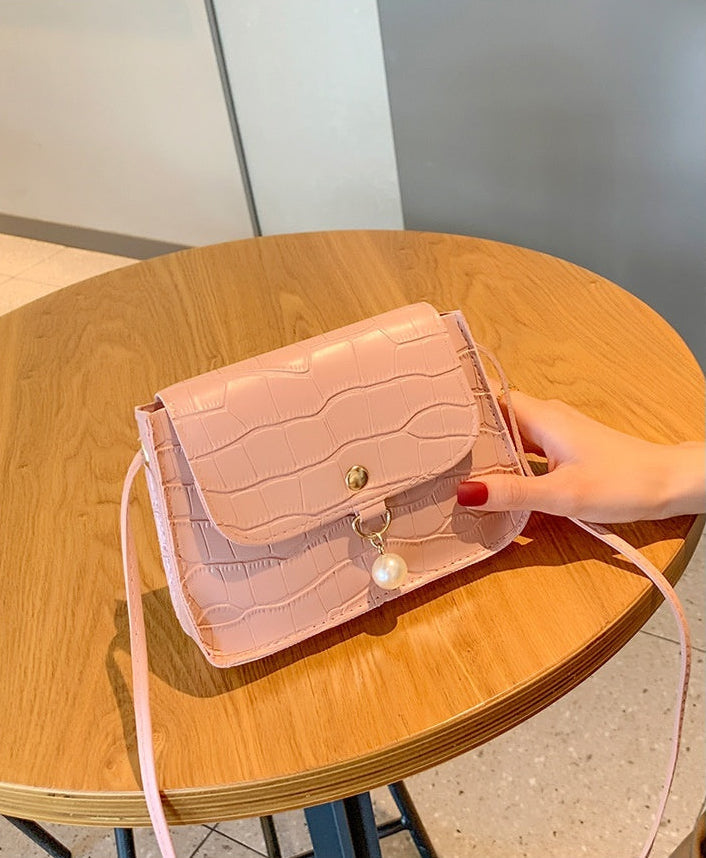 The 'Petite Croc' Pearl Detail Mini Crossbody Bag – Sweet & Chic Edition Feminé Luxé