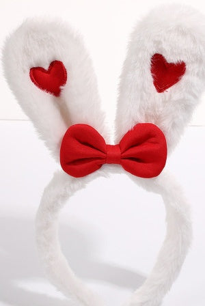 The Couture Bunny Ears: Luxe Plush & Detailed Rabbit Headband - Premium Accessory for Festival & Themed Events Feminé Luxé