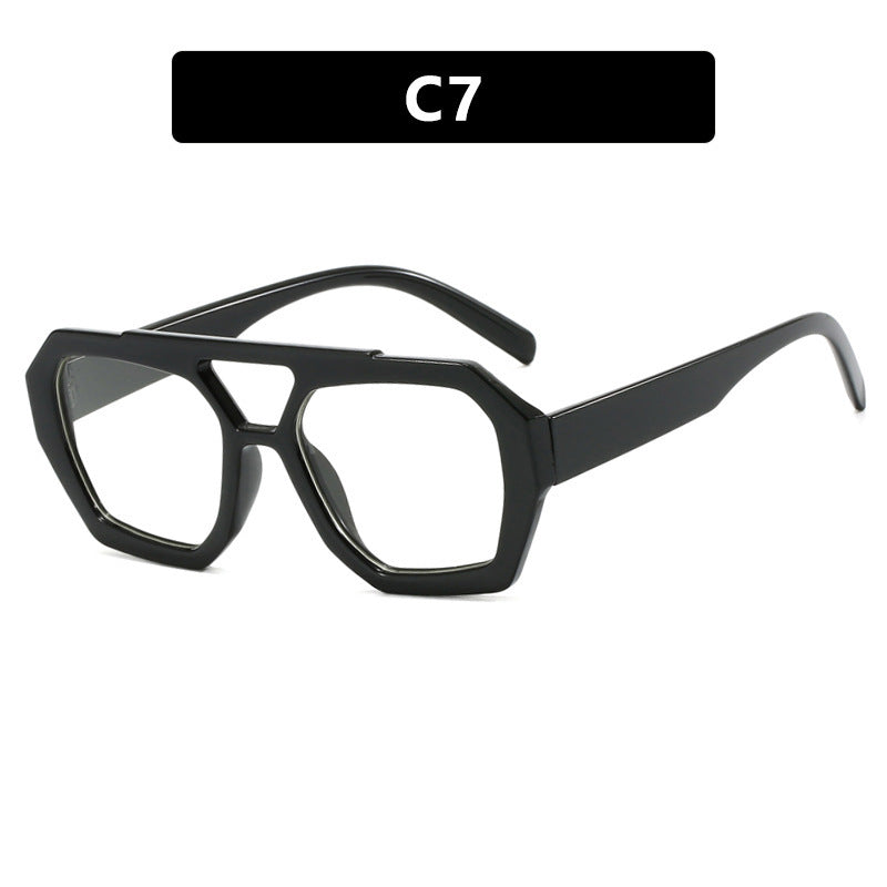 The "Executive" Collection: Oversized Retro Square Sunglasses - Bold Unisex Frame Feminé Luxé