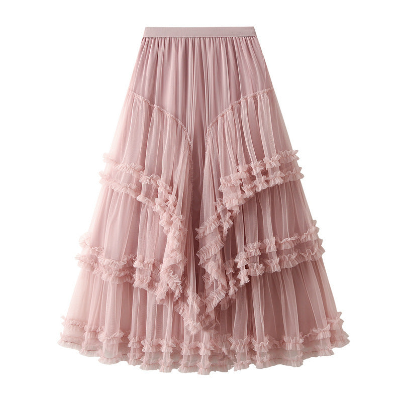 The Grand Illusion Tulle Tiered Maxi Skirt | High-Waist & Romantic Volume Feminé Luxé
