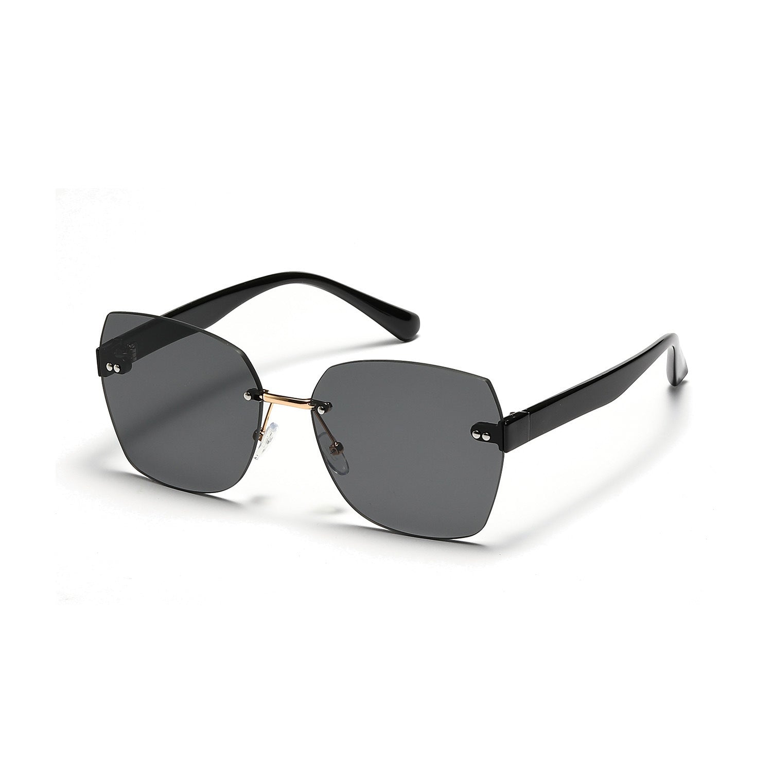The "Siren" Collection: Classic Cat-Eye Sunglasses with Luxe Metal Accents - UV400 Essential Feminé Luxé