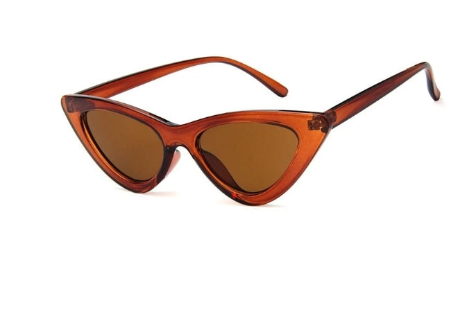 Feminé Luxé Exclusive Vixen '90s Edge: High-Definition Retro Triangle Cat-Eye Sunglasses (UV400 & Anti-Reflective) Feminé Luxé