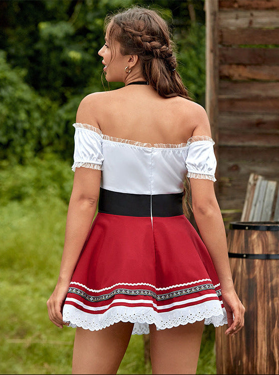 Oktoberfest Beer Girl Costume Dress — Bavarian Style Feminé Luxé
