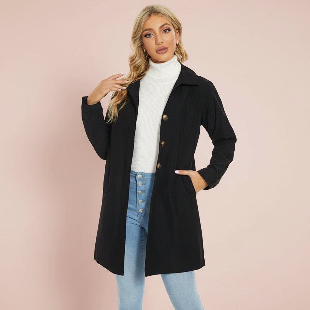 The Tailored Kensington Jacket: Small British Style Trench Feminé Luxé