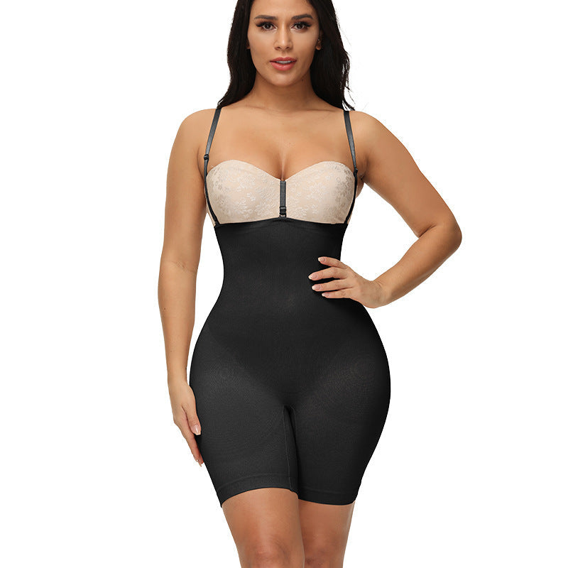 Seamless One-Piece Tummy Control Body Shaper with Thigh Smoothing Feminé Luxé