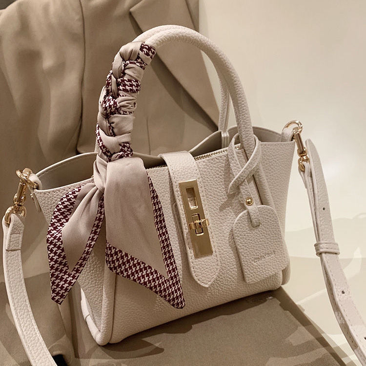 The Silk Scarf Li-tchi Mini Tote – Designer Convertible Top-Handle Handbag Feminé Luxé