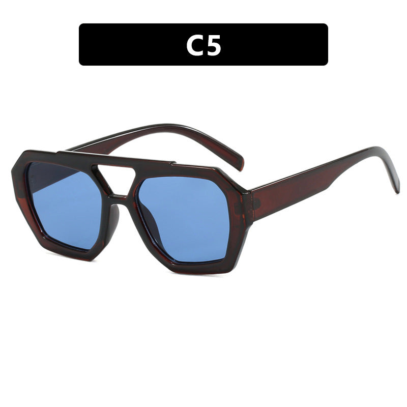 The "Executive" Collection: Oversized Retro Square Sunglasses - Bold Unisex Frame Feminé Luxé