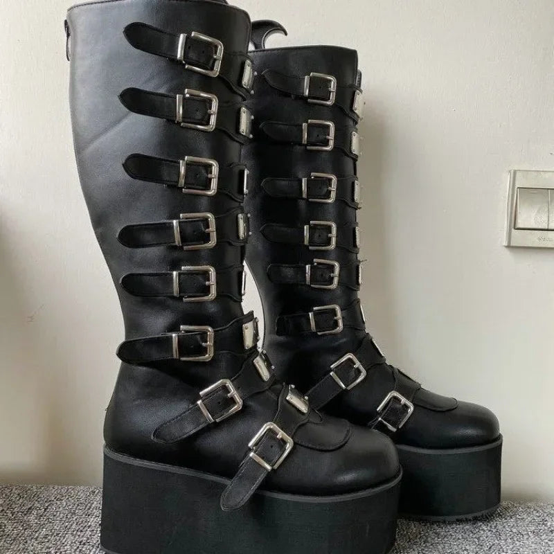 💎 Limited Collection: Feminé Luxé Exclusive – Dominion Platform Boots 👑