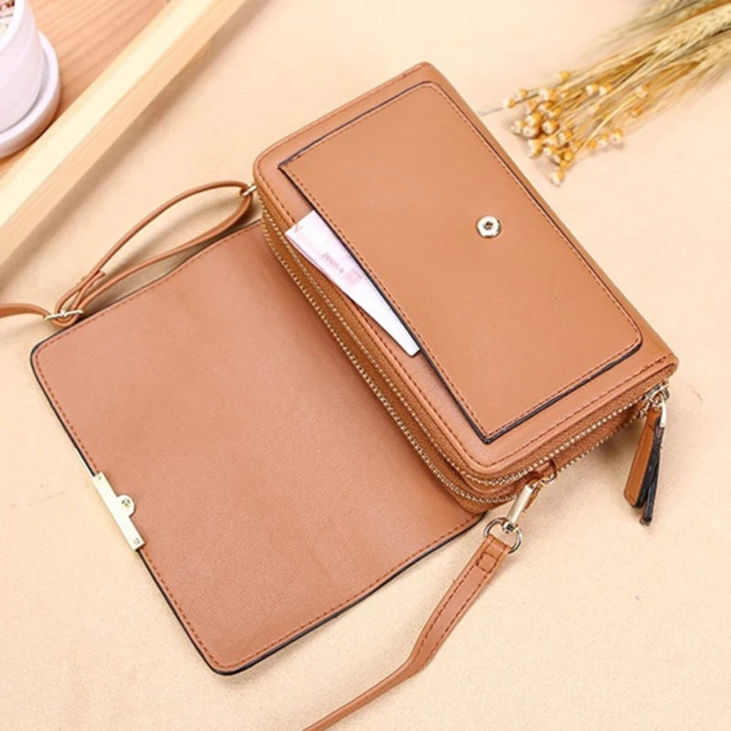 💎 Belle Poche | Multi-Pocket Mini Wallet & Phone Bag – Modern Korean Style, Lightweight & Chic 👜
