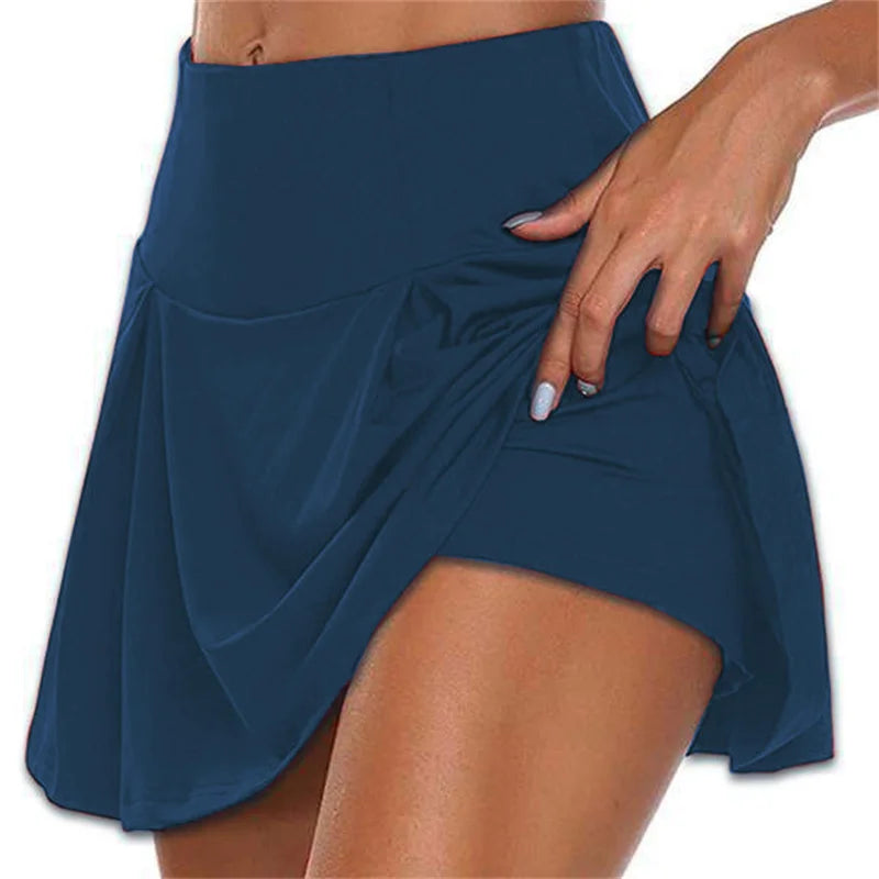 💎 Luna Velocity™ – High-Waist Athletic Mini Skirt