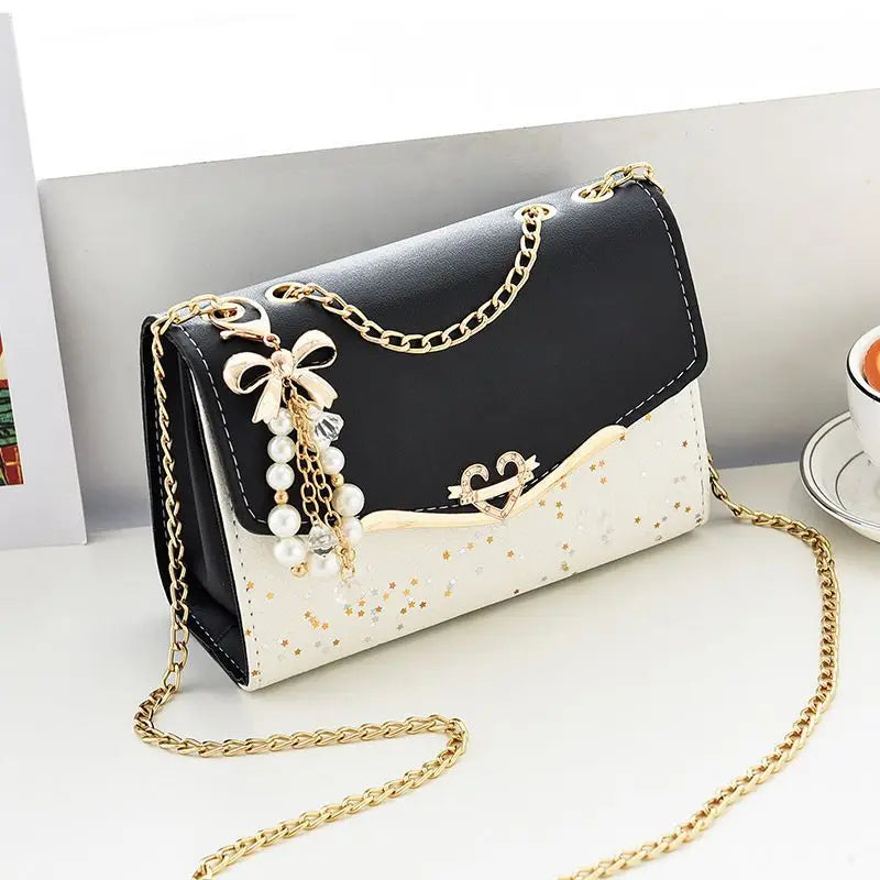 💎 Petite Étoile – Sparkling Chain Mini Bag | For Girls Who Own the Night 👜✨