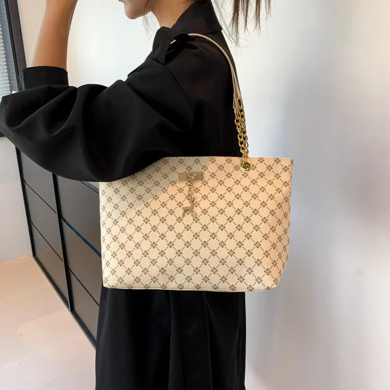 👜✨ Grande Luxe Tote – Soft Leather Large Capacity Shoulder Bag ✨👜