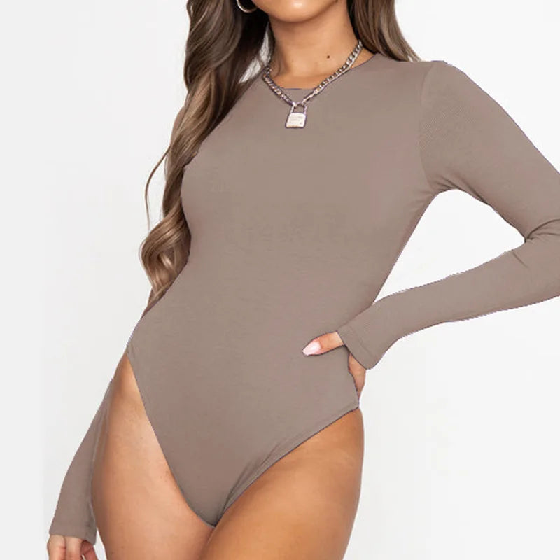 ☕ Midnight Mocha Slim Fit Bodysuit