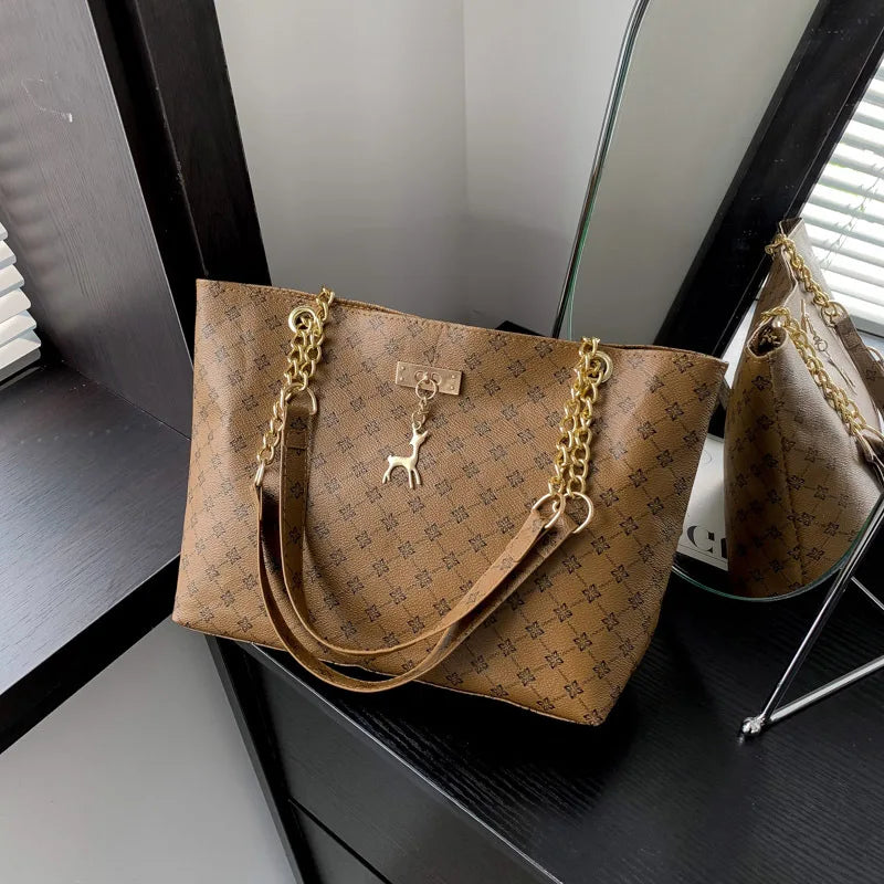 👜✨ Grande Luxe Tote – Soft Leather Large Capacity Shoulder Bag ✨👜