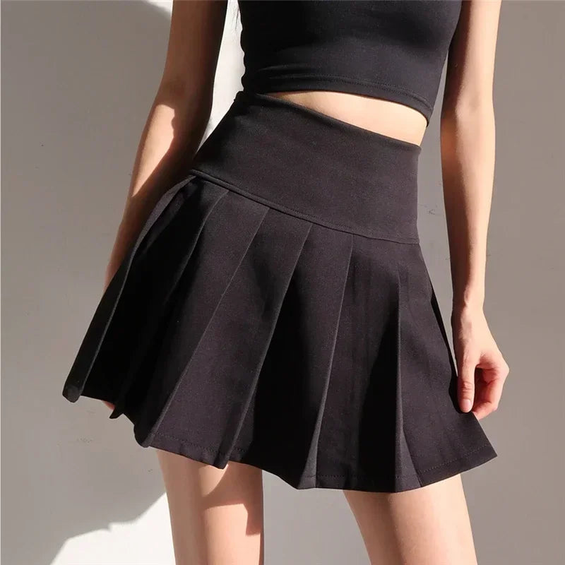 🎀 Sugar Rush™ – High-Waist Pleated Mini Skirt