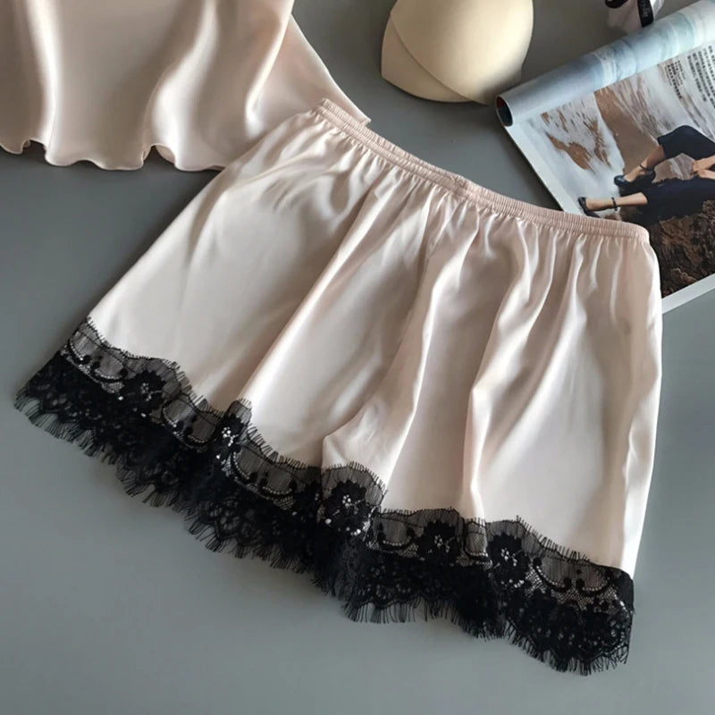 Silken Nights Satin Set 💄 | Limited Collection
