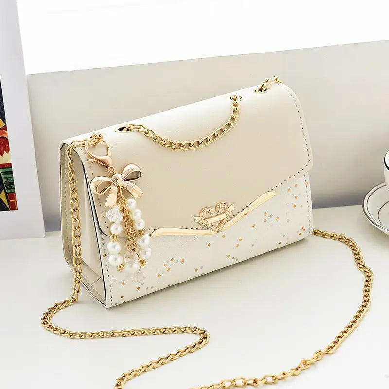💎 Petite Étoile – Sparkling Chain Mini Bag | For Girls Who Own the Night 👜✨