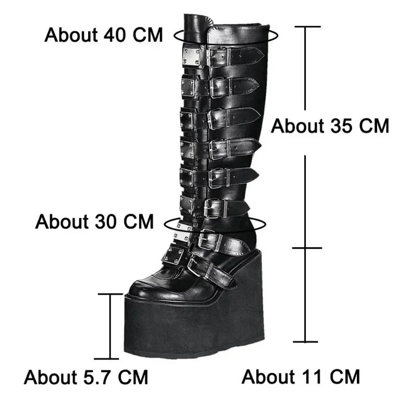 💎 Limited Collection: Feminé Luxé Exclusive – Dominion Platform Boots 👑
