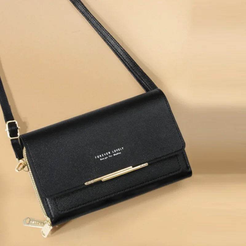 💎 Belle Poche | Multi-Pocket Mini Wallet & Phone Bag – Modern Korean Style, Lightweight & Chic 👜