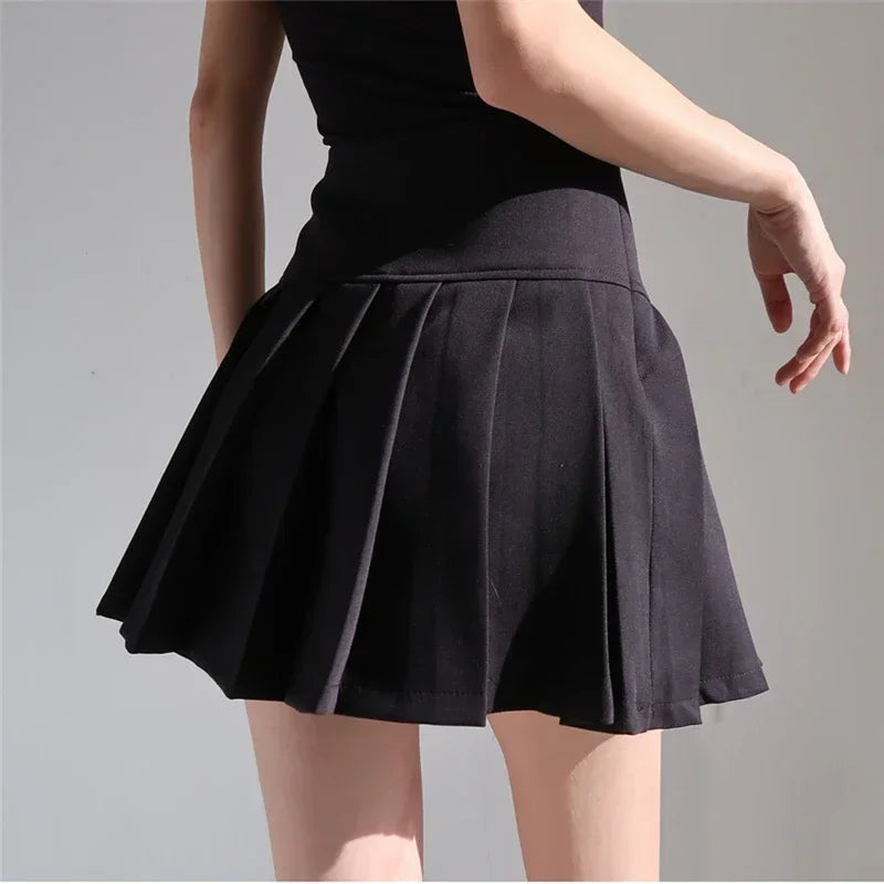🎀 Sugar Rush™ – High-Waist Pleated Mini Skirt