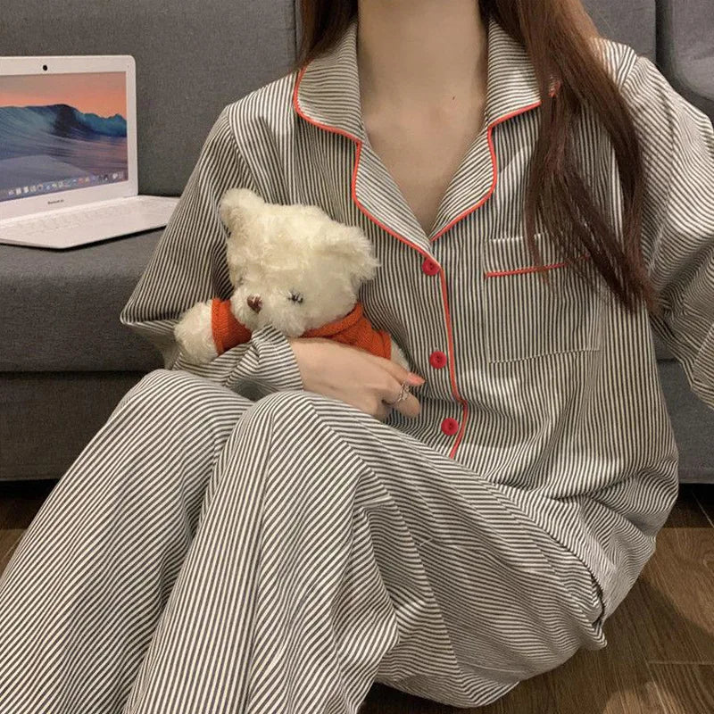 💎 Feminé Luxé – Brume Matinale Loungewear Set 🧸