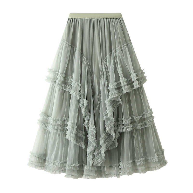 The Grand Illusion Tulle Tiered Maxi Skirt | High-Waist & Romantic Volume Feminé Luxé