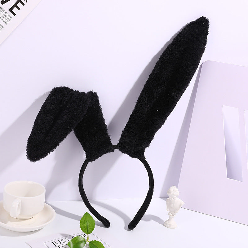 The Couture Bunny Ears: Luxe Plush & Detailed Rabbit Headband - Premium Accessory for Festival & Themed Events Feminé Luxé