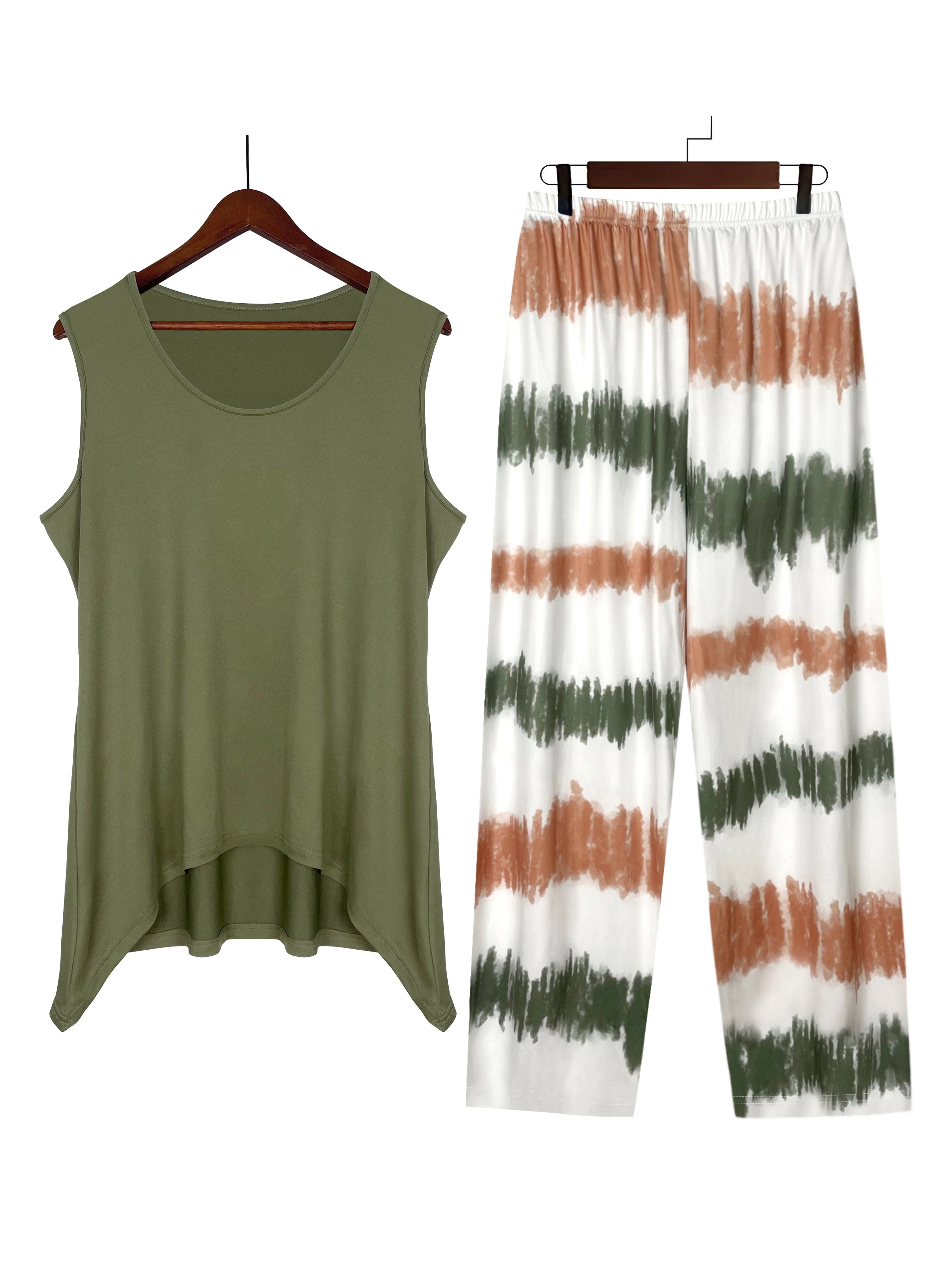 The Flowing Bloom: Sleeveless Floral Two-Piece Set Feminé Luxé