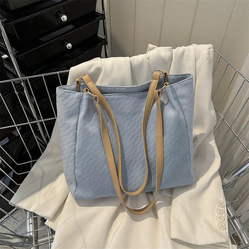 Feminé Luxé Exclusive The 'Cloud' Oversized Quilted Shoulder Bag - Soft-Touch Daily Luxe Tote Feminé Luxé
