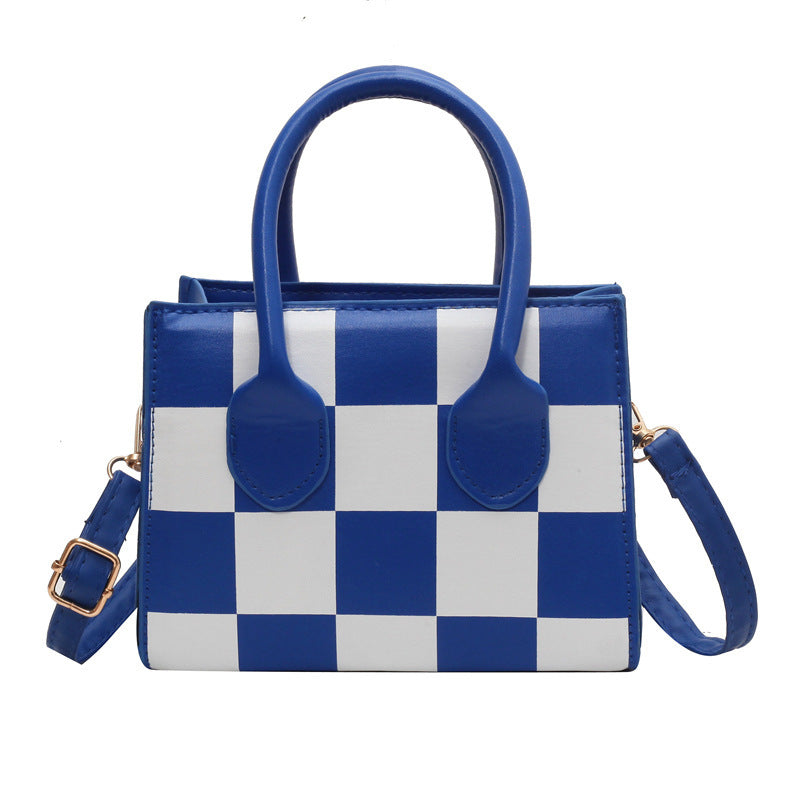 The Kaleidoscope Pattern Mini Tote – High-Contrast Designer Handbag Feminé Luxé