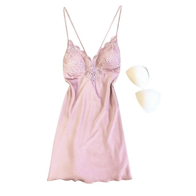 Lace-Trimmed Satin Pajama Set | Mini Cami Top & Shorts Feminé Luxé