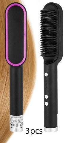 The Serene Contour: Intelligent 2-in-1 Tourmaline Ceramic Styling Brush & Curler Feminé Luxé