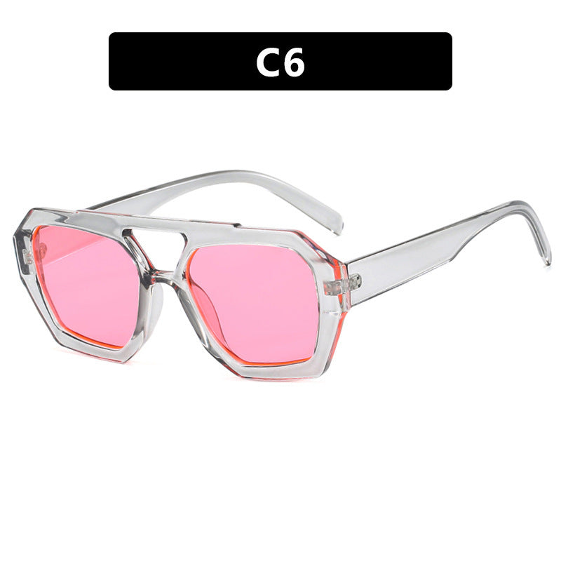 The "Executive" Collection: Oversized Retro Square Sunglasses - Bold Unisex Frame Feminé Luxé