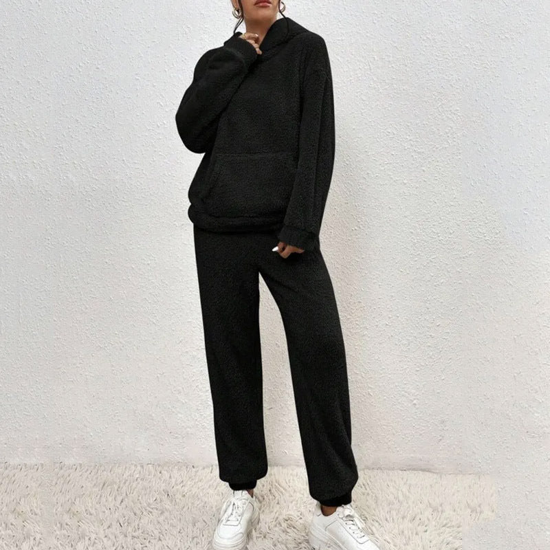 The Ultimate Cloud: Plush Hooded Cozy Luxe Set Feminé Luxé