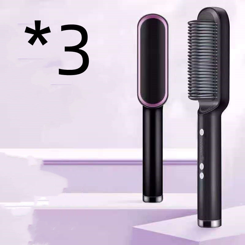 The Serene Contour: Intelligent 2-in-1 Tourmaline Ceramic Styling Brush & Curler Feminé Luxé