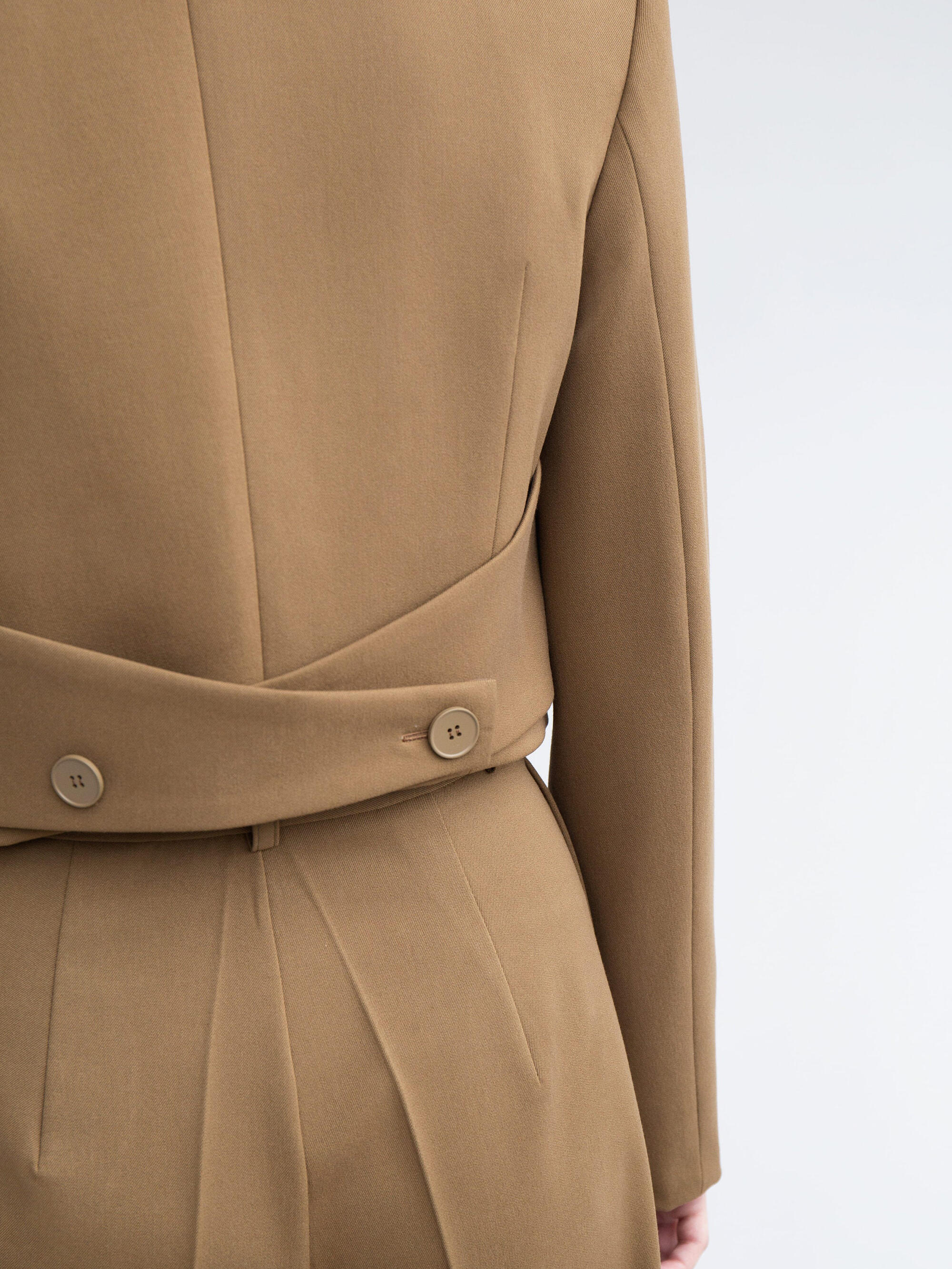 Chic Cropped Blazer & High-Waisted Wide Leg Pant Set | Feminé Modern Co-ord Feminé Luxé