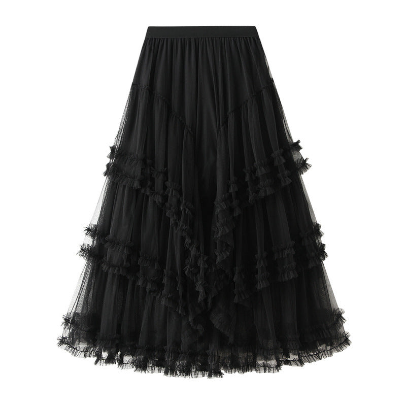 The Grand Illusion Tulle Tiered Maxi Skirt | High-Waist & Romantic Volume Feminé Luxé