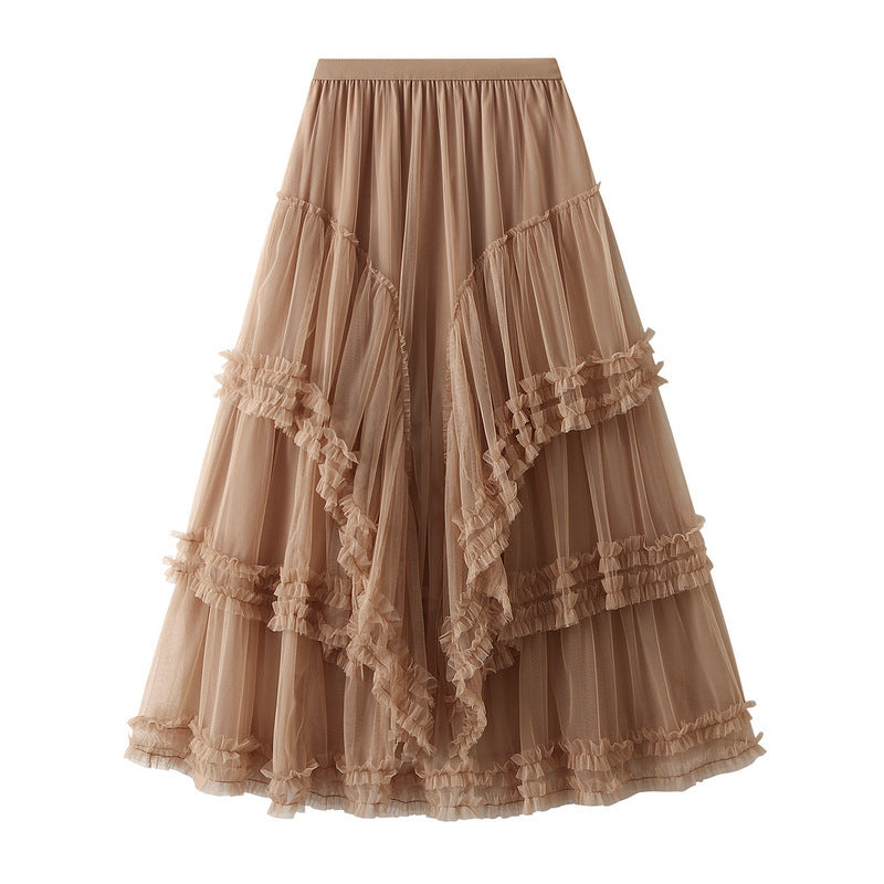 The Grand Illusion Tulle Tiered Maxi Skirt | High-Waist & Romantic Volume Feminé Luxé