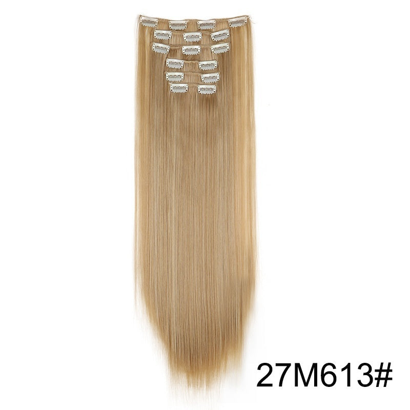 24" Signature 6-Piece Clip-In Hair Extensions Set – Maximum Volume & Silk Finish Feminé Luxé
