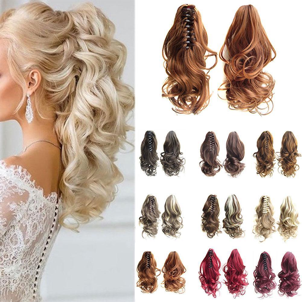 16" Luxe Wave Claw Clip Ponytail – Instant Volume & Natural Bounce Hairpiece Feminé Luxé