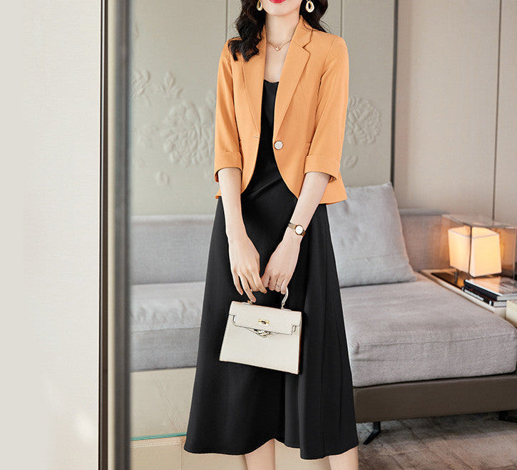 Elegant Blazer & Slim Midi Skirt Set | Feminé Chic Workwear Co-ord Feminé Luxé