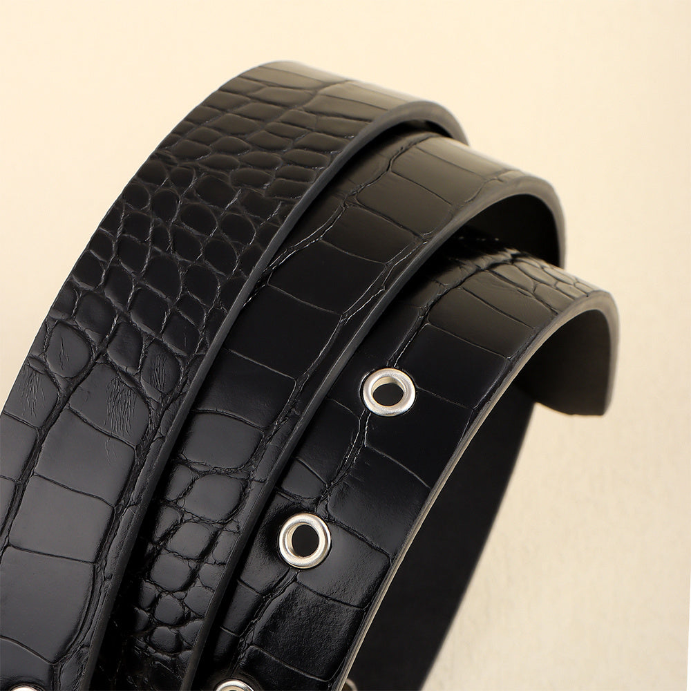 The 'Aura' Classic Round Buckle Belt | Korean-Inspired Minimalist Luxe | All-Season Essential Feminé Luxé