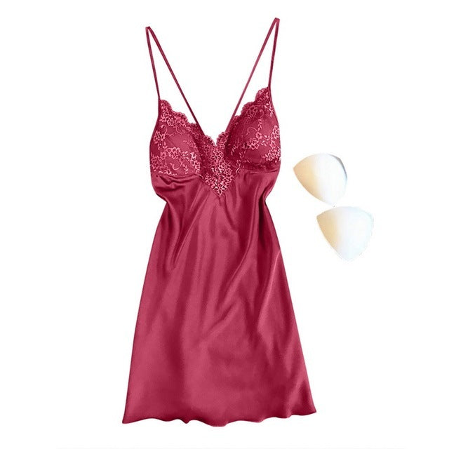 Lace-Trimmed Satin Pajama Set | Mini Cami Top & Shorts Feminé Luxé